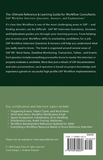 SAP Workflow Interview Questions, Answers, and Explanations achterzijde