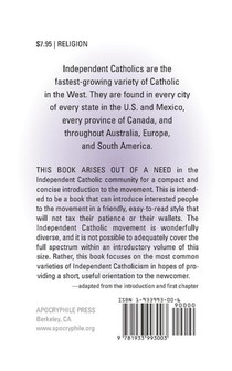 Who Are the Independent Catholics? achterzijde