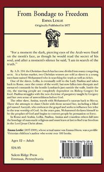 From Bondage to Freedom achterzijde