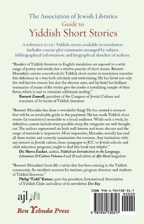 The Association of Jewish Libraries Guide to Yiddish Short Stories achterzijde