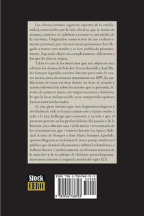 Los Diarios Intimos achterzijde