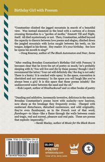 Birthday Girl with Possum achterzijde