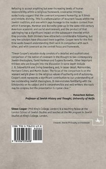 Contemporary Covenantal Thought achterzijde