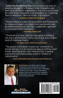 Safety Has No Quitting Time achterzijde