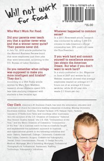 Will Not Work for Food - 9 Big Ideas for Effectively Managing Your Business in an Increasingly Dumb, Distracted & Dishonest America achterzijde
