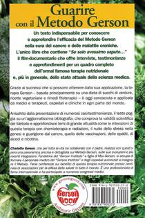 Guarire con il Metodo Gerson achterzijde