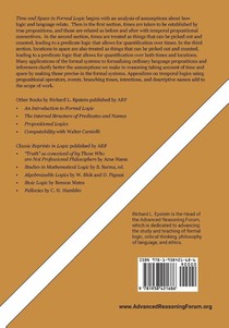 Time and Space in Formal Logic achterzijde