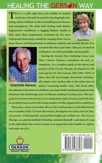 Healing The Gerson Way achterzijde