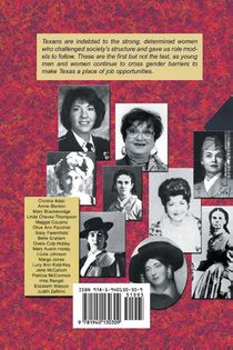Texas Women Who Dared to Be First achterzijde