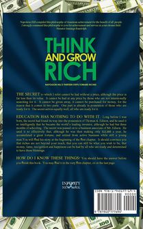 Think and Grow Rich - Napoleon Hill's Thirteen Steps Toward Riches achterzijde