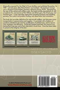 Coast Artillery Antiaircraft Gun Technical Manual achterzijde