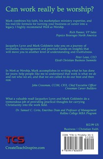 Work as Worship achterzijde