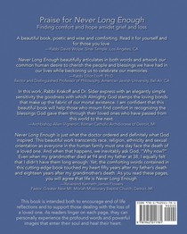 Never Long Enough (paperback) achterzijde