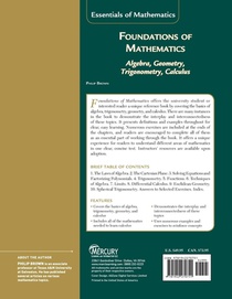 Foundations of Mathematics achterzijde