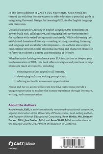 Universal Design for Learning in English Language Arts achterzijde