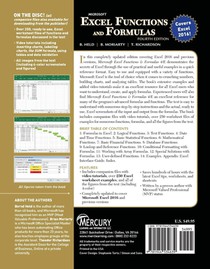 Microsoft Excel Functions and Formulas achterzijde
