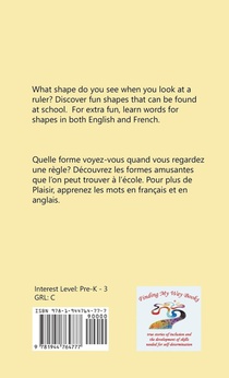 Shapes at School/Les formes a`l'e`cole achterzijde