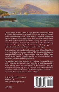 Charles-Joseph, Prince de Ligne achterzijde