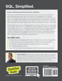 SQL QuickStart Guide achterzijde
