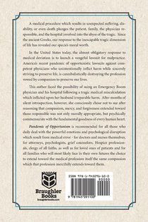 Pandemic of Opportunism achterzijde