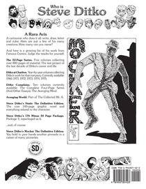 Steve Ditko's The Mocker The Definitive Edition achterzijde