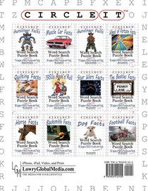 Circle It, Blacksmith Facts, Word Search, Puzzle Book achterzijde