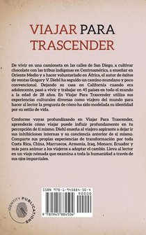 Viajar Para Trascender [Travel as Transformation] achterzijde