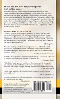 Never Sorry achterzijde