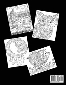 Pig Coloring Book achterzijde