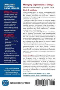 Managing Organizational Change achterzijde