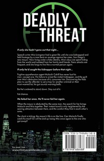 Deadly Threat, SCVC Taskforce Romantic Suspense Series, Book 13 achterzijde