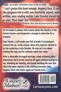 Lady Scandal achterzijde