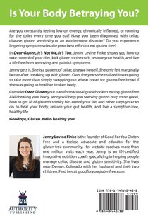 Dear Gluten, It's Not Me, It's You achterzijde