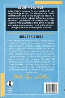 Achieving Peace of Mind in Life, Business, and Sports achterzijde