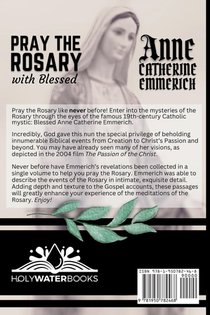 Pray the Rosary with Blessed Anne Catherine Emmerich achterzijde