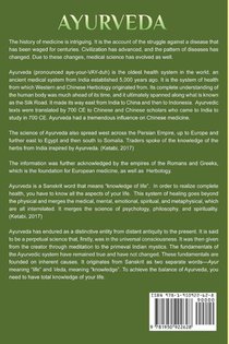 Ayurveda achterzijde