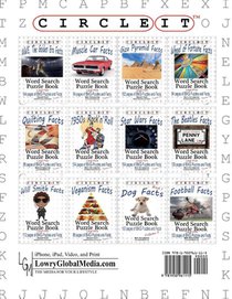 Circle It, Will Smith Facts, Word Search, Puzzle Book achterzijde