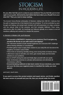 Stoicism in Modern Life achterzijde