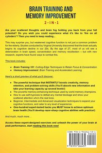 Brain Training and Memory Improvement 2-in-1 achterzijde