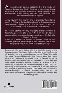 Dominic Ignatius Ekandem 1917-1995 achterzijde