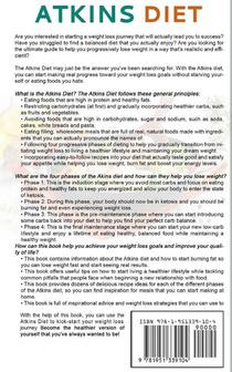 Atkins Diet achterzijde