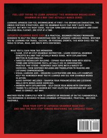 Japanese Grammar Made Easy achterzijde