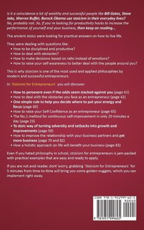 Stoicism for Entrepreneurs achterzijde