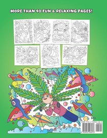 Stoner Coloring Book for Adults achterzijde