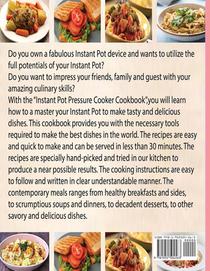 Instant Pot Pressure Cooker Cookbook achterzijde
