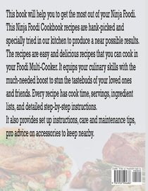 Ninja Foodi Cookbook achterzijde