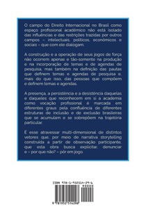 O Direito Internacional como Profissao Academica achterzijde