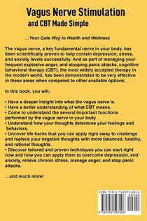 Vagus Nerve Stimulation and CBT Made Simple (2 Books in 1) achterzijde