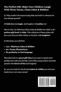 101 Hilarious Clean Jokes & Riddles For Kids achterzijde