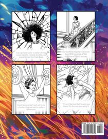 Positive Affirmation and Law of Attraction Coloring Book for Black Women achterzijde